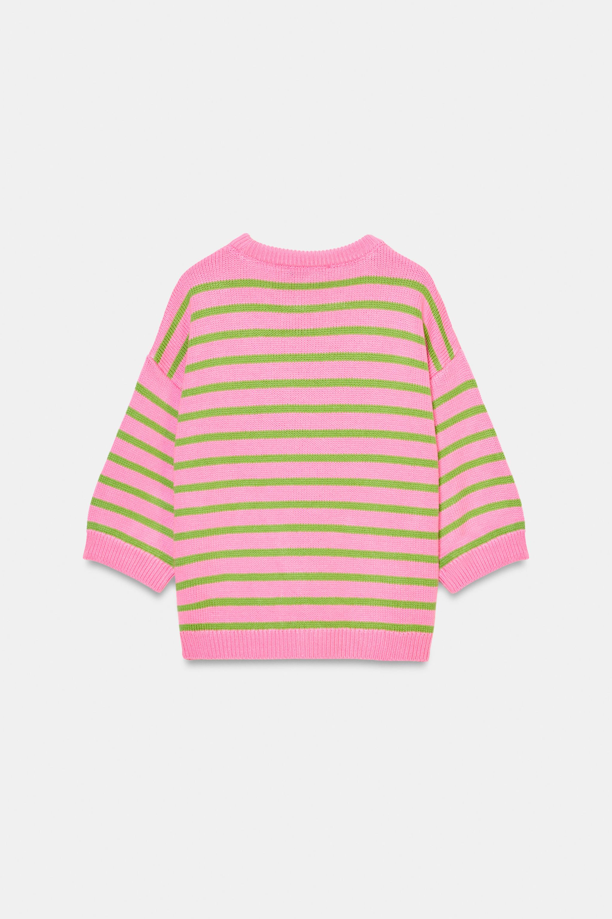 STRIPED KNIT JUMPER